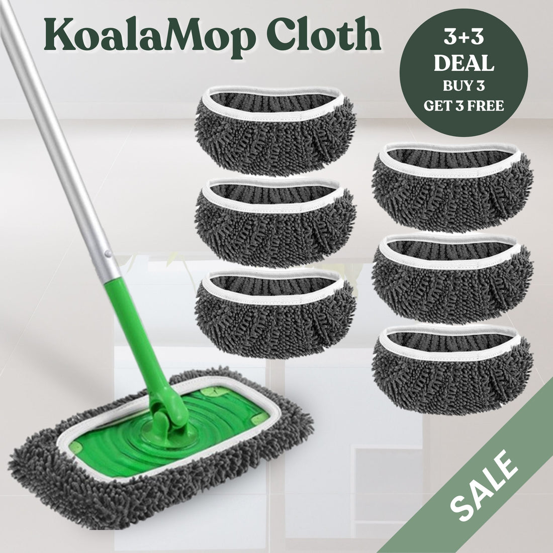Mop Cloth β Washable & Reusable Mop Pads for Effortless Cleaning