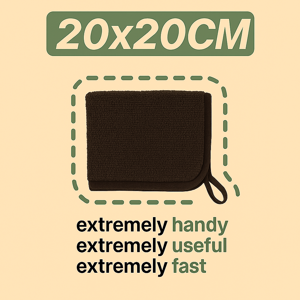 FREE Gift - Glass & Mirror Mini Cloth (20x20cm)